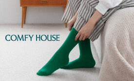 L字設計の靴下「COMFY HOUSE/コンフィハウス」POP UP STORE