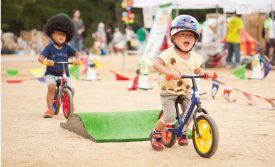 キッズバイク「ストライダー」試乗体験会