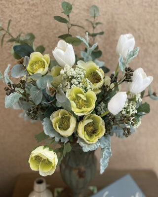 アーティフィシャルフラワーを使ったフラワーアレンジメント教室